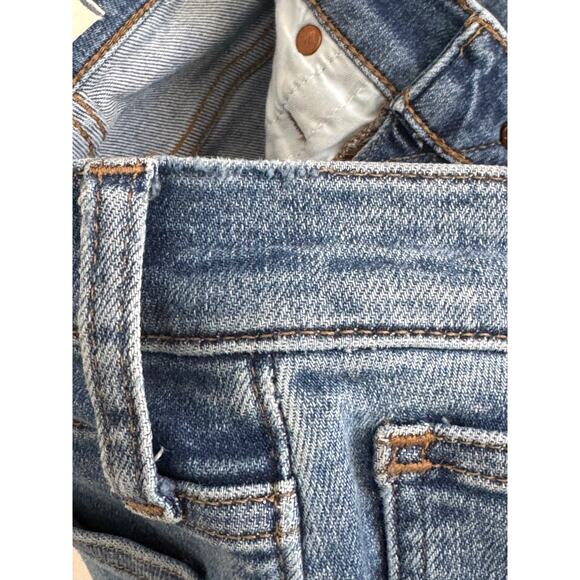 Madewell 9" Mid-Rise Skinny Crop Jeans: Button Front Dewey Wash Size 27 - Picture 8 of 12